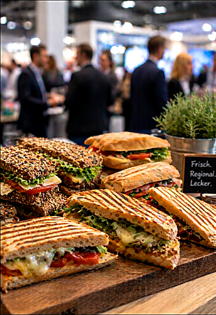 Snacks Catering Messe – belegte Stullen